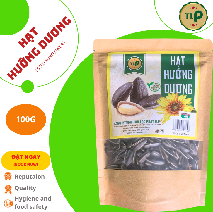 HẠT HƯỚNG DƯƠNG TÂN LỘC PHÁT BỊCH 100G