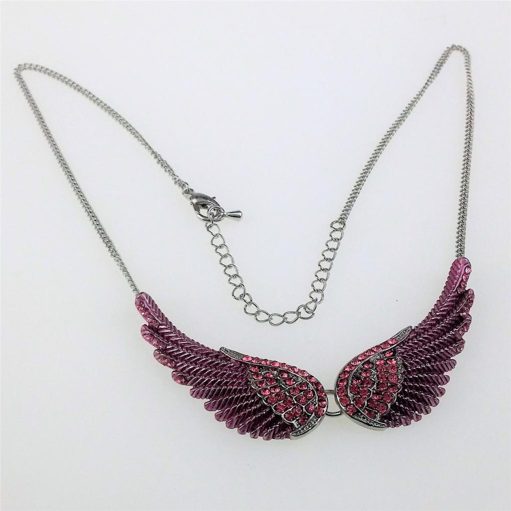 Vantage Angle Wings Necklace Wings Choker Pendant Women Fashion Jewelry