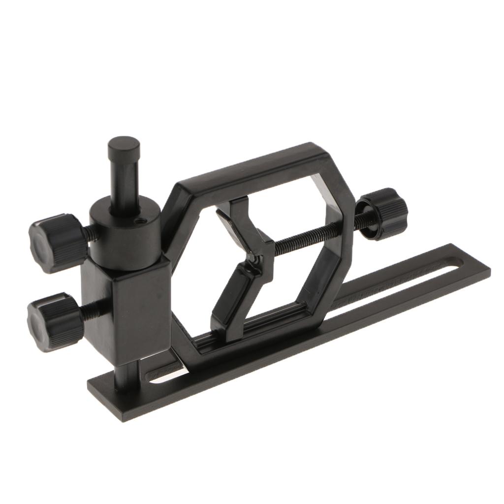 Telescope Binoculars Adapter Cellphone Mount Bracket + 2x Phone Holder Clip