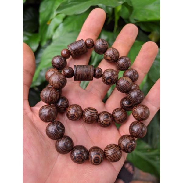 Vòng lắc tay nam nữ gỗ hạt 10ly 12ly mix đốt trúc