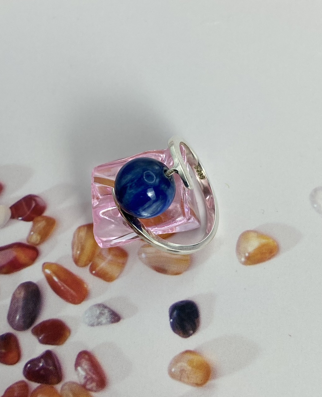Nhẫn Bạc 925 Đá Ruby nước