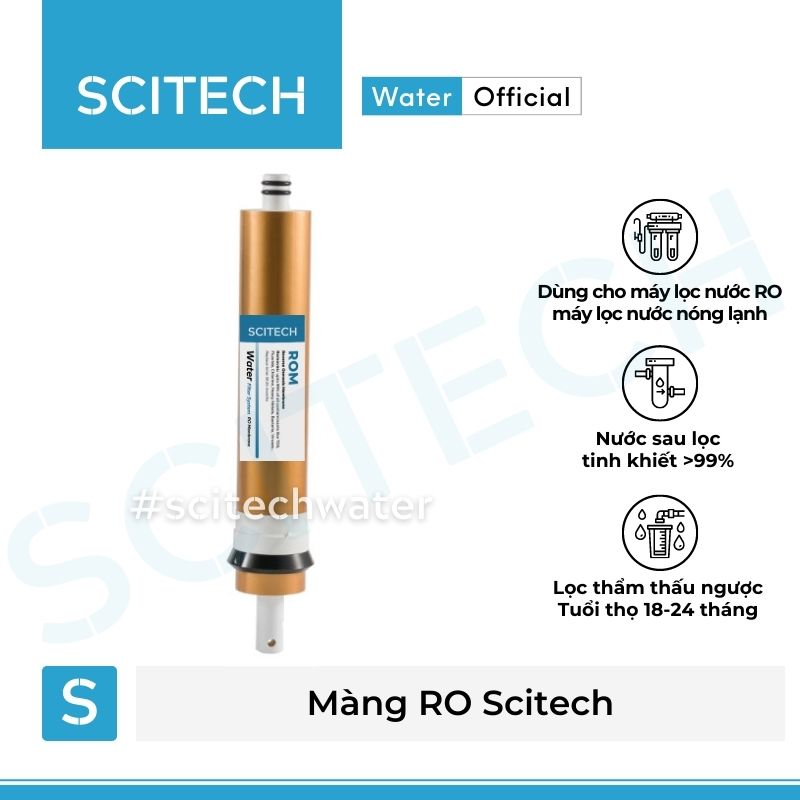 Màng RO Scitech 50/75/100GPD - Hàng chính hãng