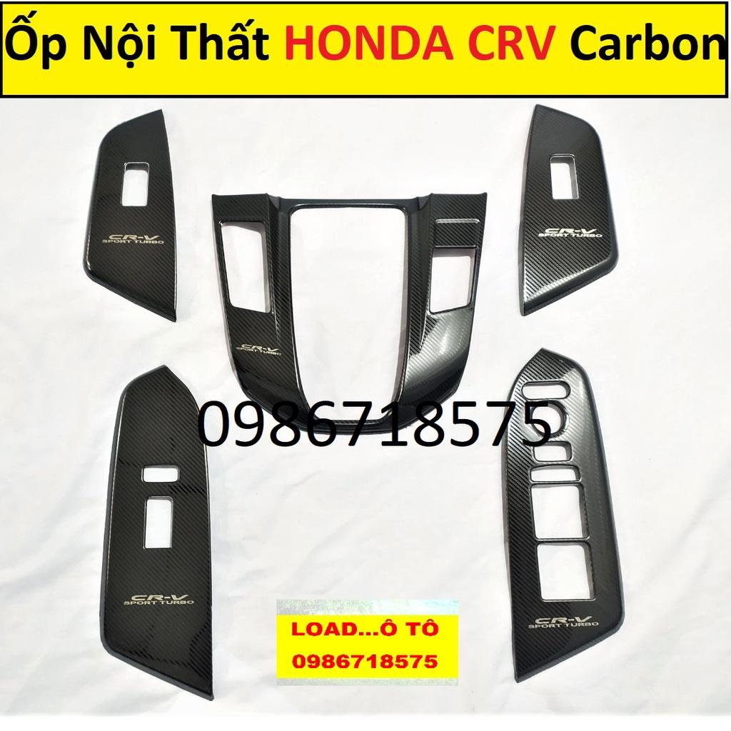 Ốp Nội Thất Carbon Xe Honda CRV 2022-2018 Cao Cấp Nhất Thị Trường