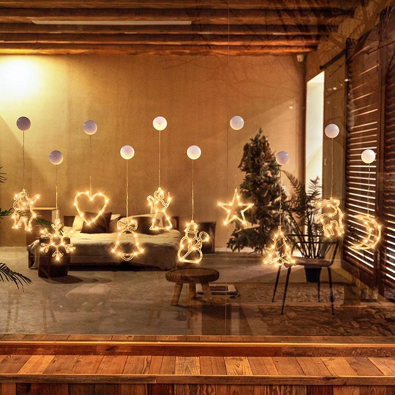 Đèn treo trang trí giáng sinh màu trắng thiết kế sáng tạo