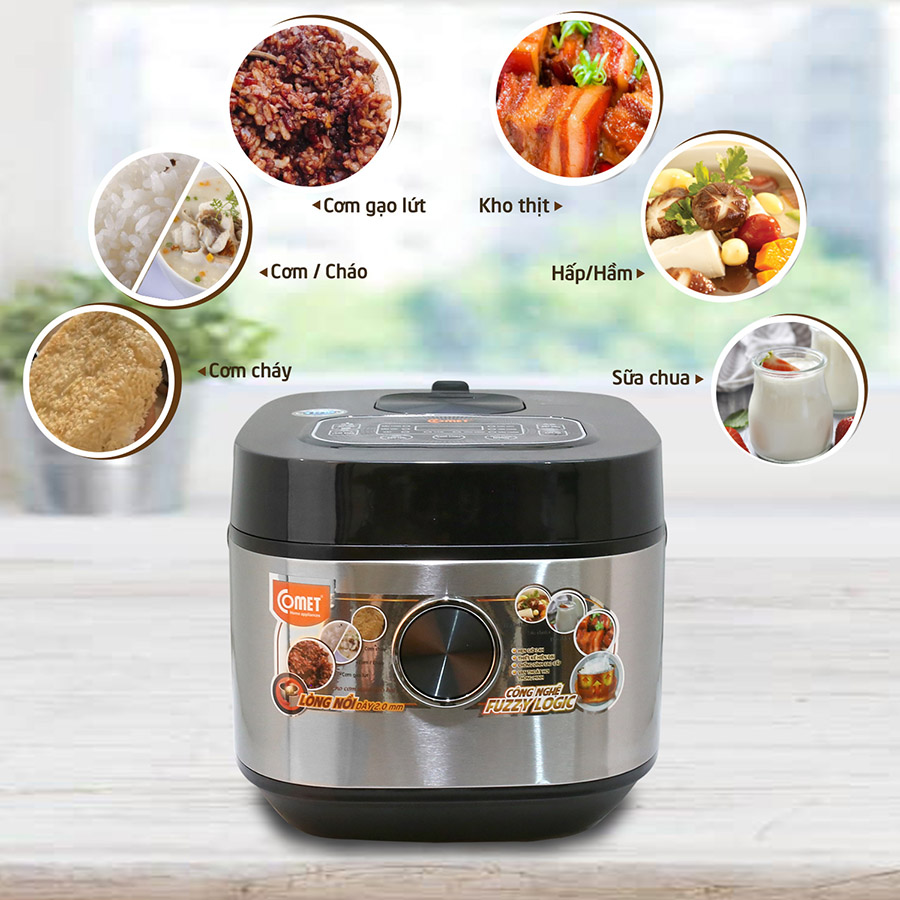 Nồi cơm điện tử COMET CM8088 1.8L - Hàng chính hãng