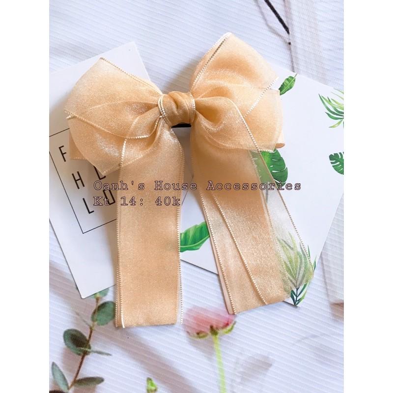 Kẹp nơ phối voan siêu xinh