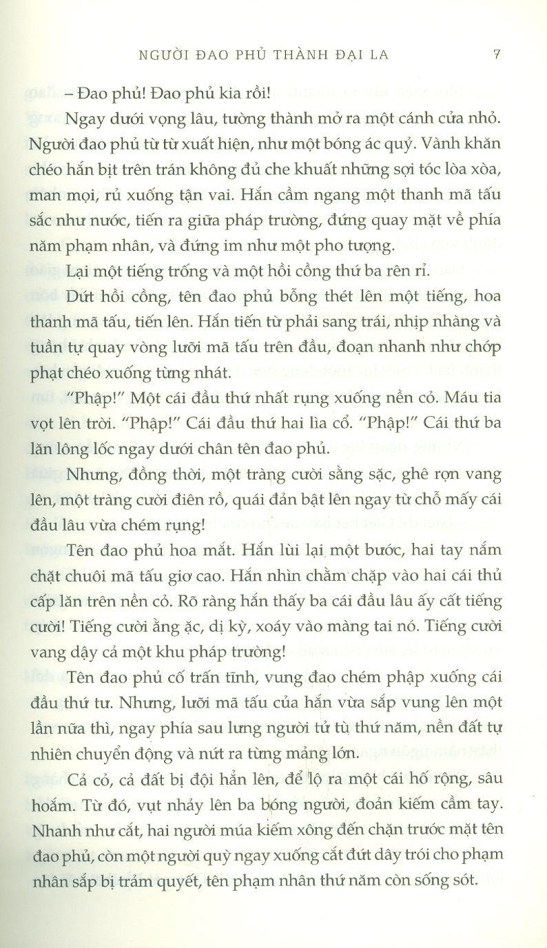 Người Đao Phủ Thành Đại La
