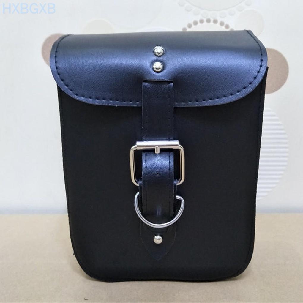 Motorcycle Bag Faux Leather Vehicle Saddle Pouch Handlebar Side Front Saddlebag Bicycle Tool