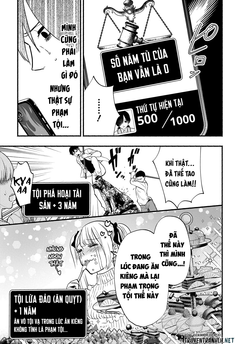 nếu ở thế giới mà dù có làm gì cũng không bị kết tội, bạn sẽ làm gì? chapter 1 35