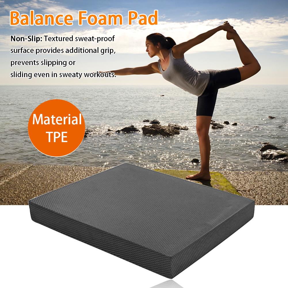 Đệm Ghế Cân Bằng Miếng Xốp Không Trượt Luyện Sức Mạnh TPE Mềm Đầu Gối Phục Hồi Chức Năng Tập Yoga Tập Thể Dục Cho Vật Lý Trị Liệu