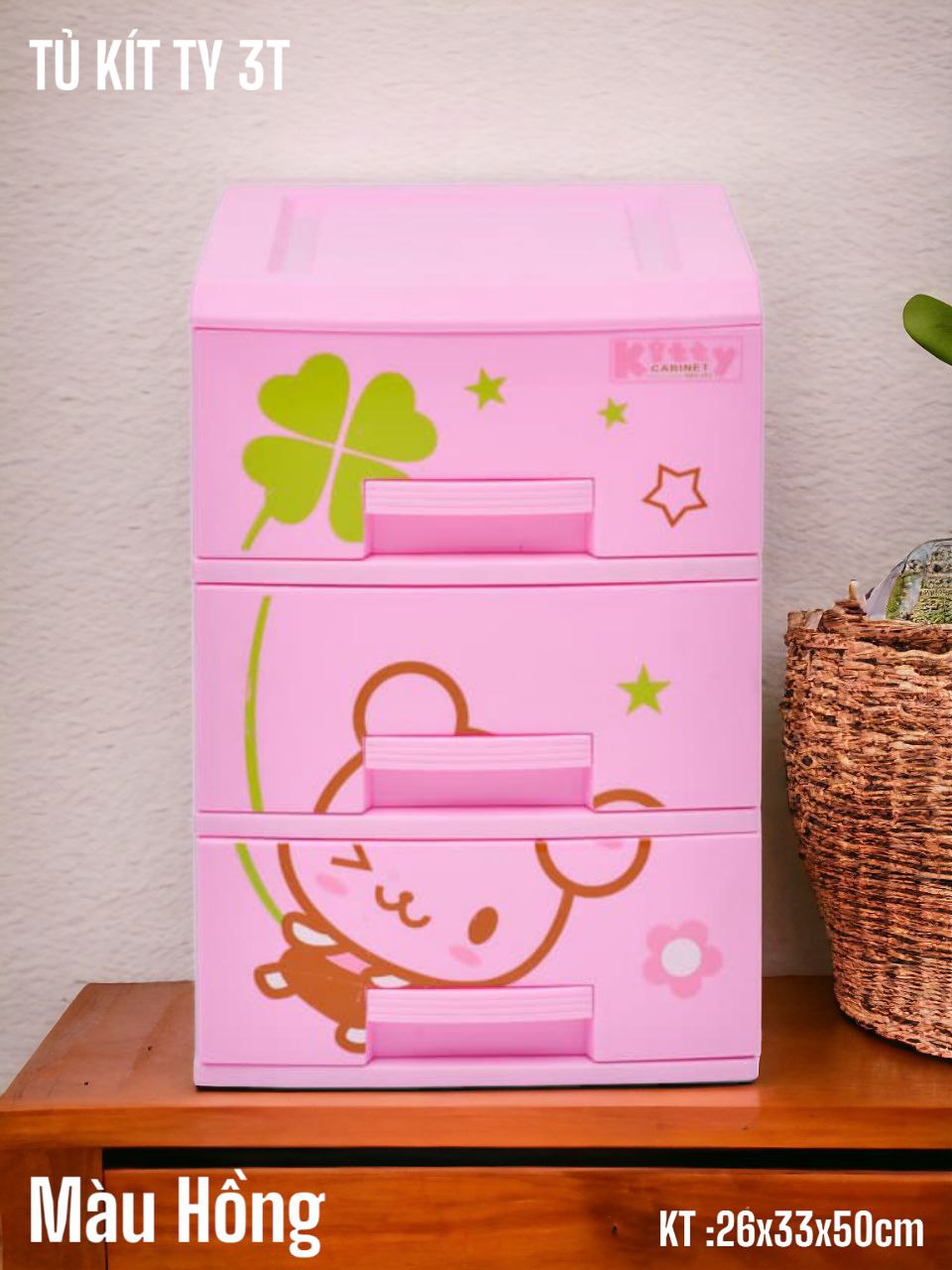 TỦ NHỰA 3 / 4 TẦNG KIT TY ĐỰNG ĐỒ ĐA NĂNG - TỦ ĐỰNG QUẦN ÁO TRẺ EM ĐỰNG TÀI LIỆU GIẤY A4 NHỎ GỌN TIỆN LỢI