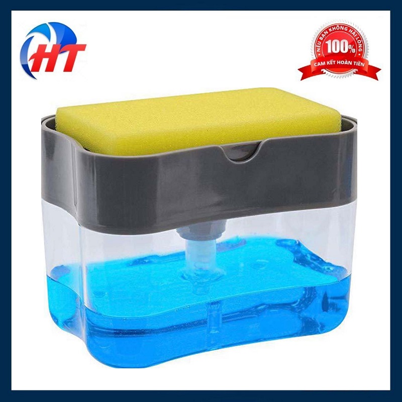 Hộp Đựng Nước Rửa Chén Tự Động Tạo Bọt 2 in 1 Thông Minh Tiện Lợi - HT