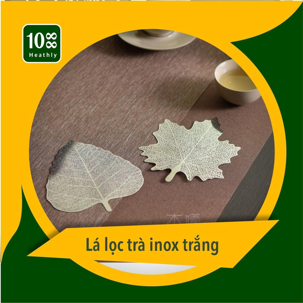 Lá lọc trà bằng thép trắng 304 không rỉ - lá phong và lá bồ đề