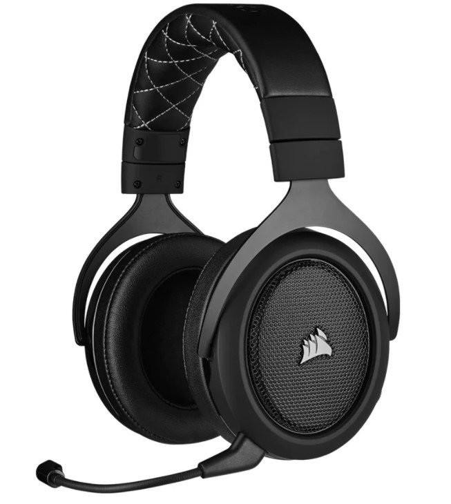 Tai nghe Corsair HS70 PRO WIRELESS Carbon -HÀNG CHÍNH HÃNG