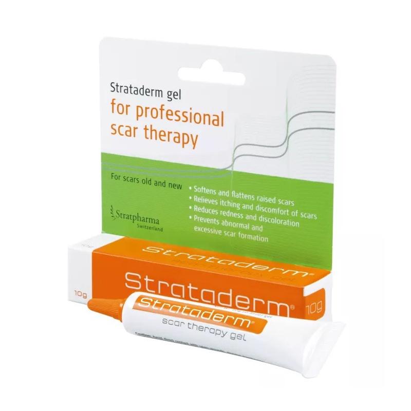 Gel STRATADERM Hỗ Trợ Giảm Và Làm Mờ Các Loại Sẹo Phục Hồi Da Chính Hãng Từ Thụy Sĩ Tuýp 5g, 10g, 20g