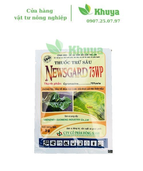 Thuốc trừ sâu Newsgard 75WP 5gr Sâu - Dòi