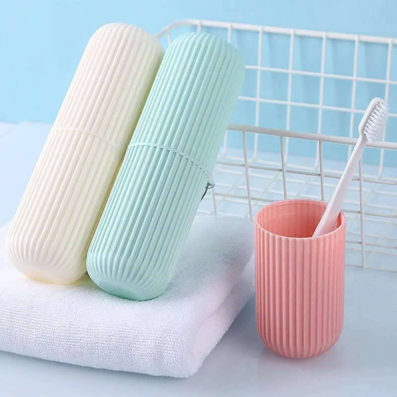 Hộp Đựng Bàn Chải Đánh Răng Đồ Dùng Du Lịch (Cao Cấp) - Hôp Đựng Kem Đánh Răng Du Lịch Phượt Dã Ngoại Văn Phòng