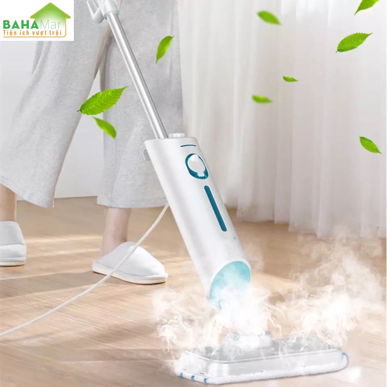MÁY LAU NHÀ BẰNG HƠI NƯỚC KHỬ TRÙNG NHIỆT ĐỘ CAO PHÙ HỢP CÁC LOẠI SÀN BAHAMAR Có thể làm sạch 99.9 vi khuẩn và trùng bọ ve trên mặt đất
