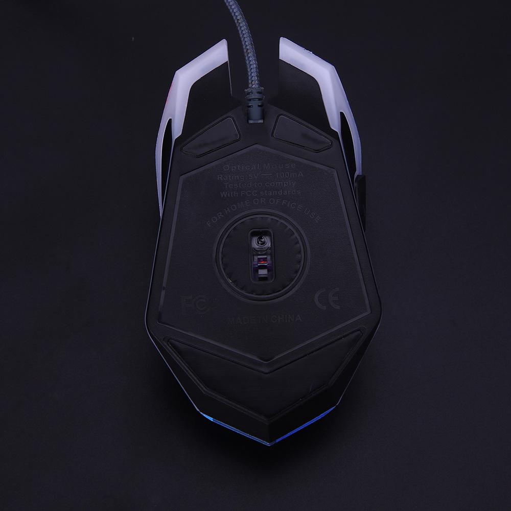 Sữa Ong Chúa Lược USB Chuột Chơi Game Có Dây 6 Nút Quang Máy Tính Game Thủ Chuyên Nghiệp Chuột Cho Laptop LOL CS Đèn LED Kim Cương phiên Bản
