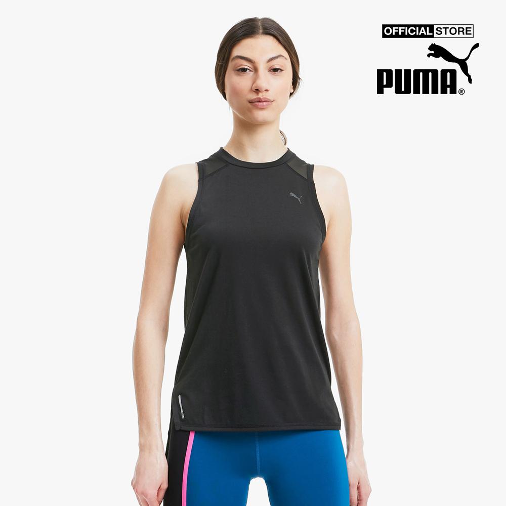 PUMA - Áo thun thể thao nữ sát nách Mesh Panel Training 519485