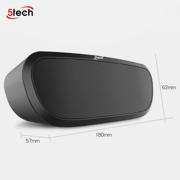 Loa bluetooth mini di động 5TECH BS1 hàng chính hãng, loa cầm tay âm thanh sống động, âm bass siêu trầm nghe nhạc cực đỉnh dành cho điện thoại, máy tính,...