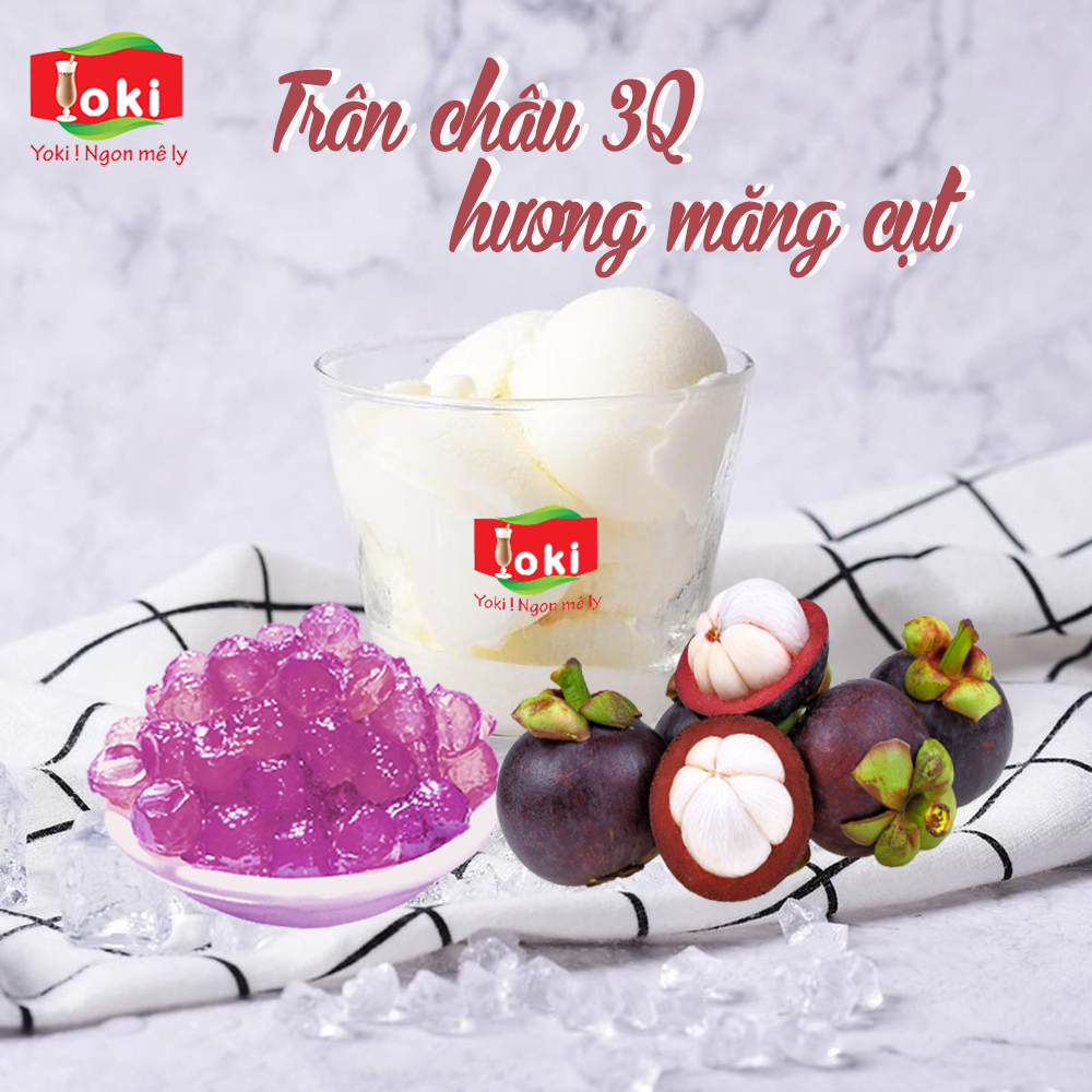 Trân châu 3Q hương măng cụt Yoki