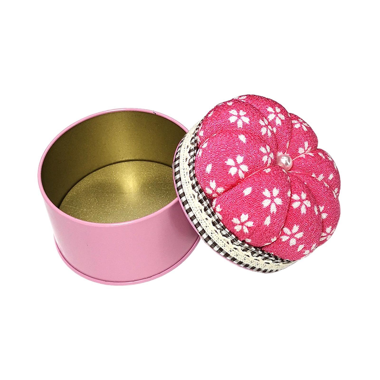 Printed Pattern Pincushion Pin Cushion with Case Sewing Tool