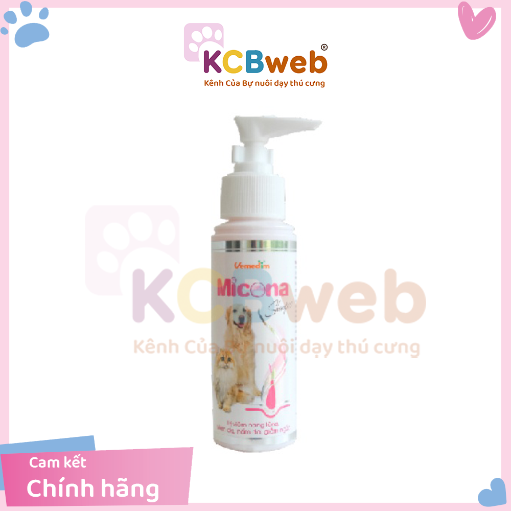 Sữa tắm đặc trị viêm nang lông, viêm da cho chó, mèo MICONA