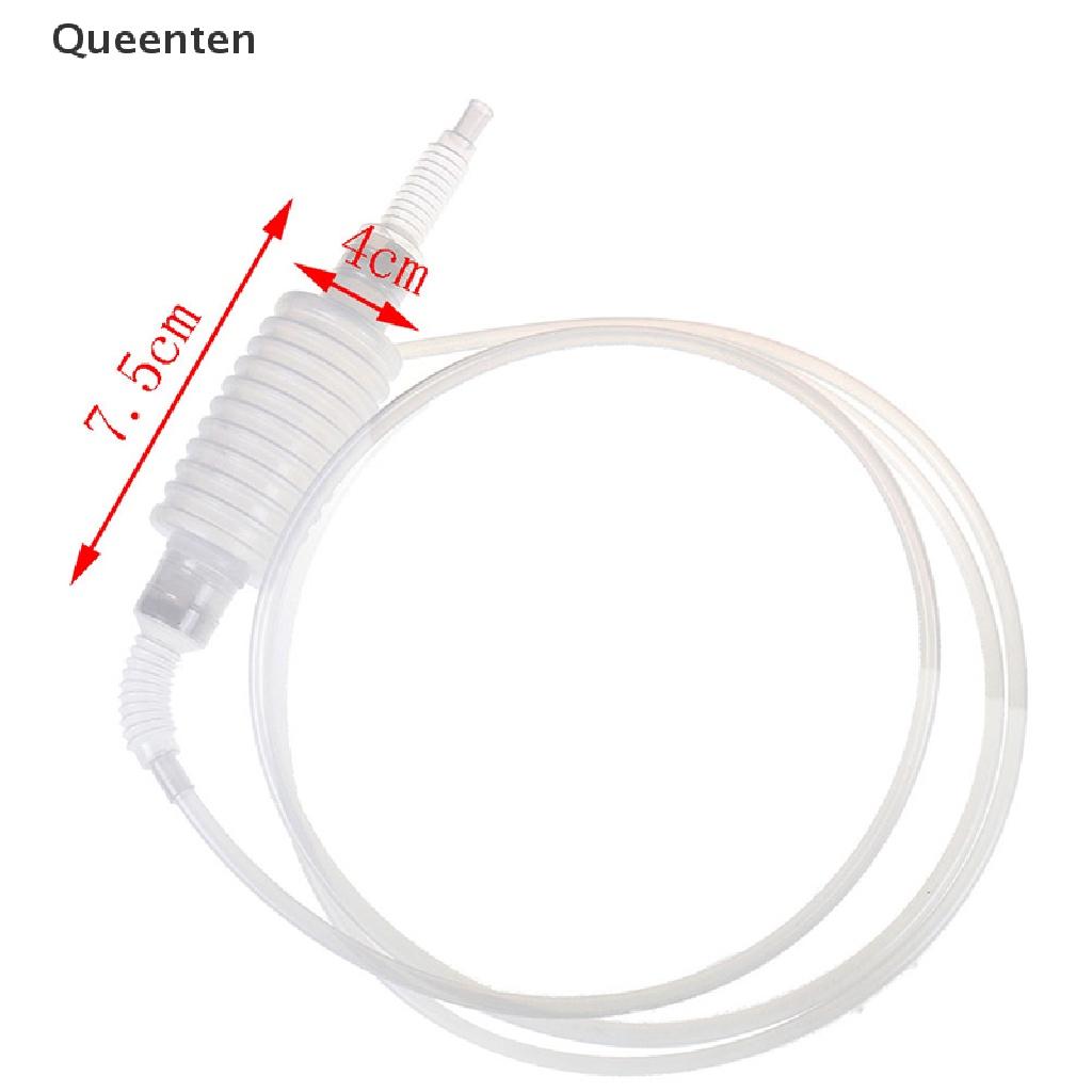 Queenten Plastic Syphon liquid Siphon hose Fuel Liquid Transfer Pump Manual Home Use QT