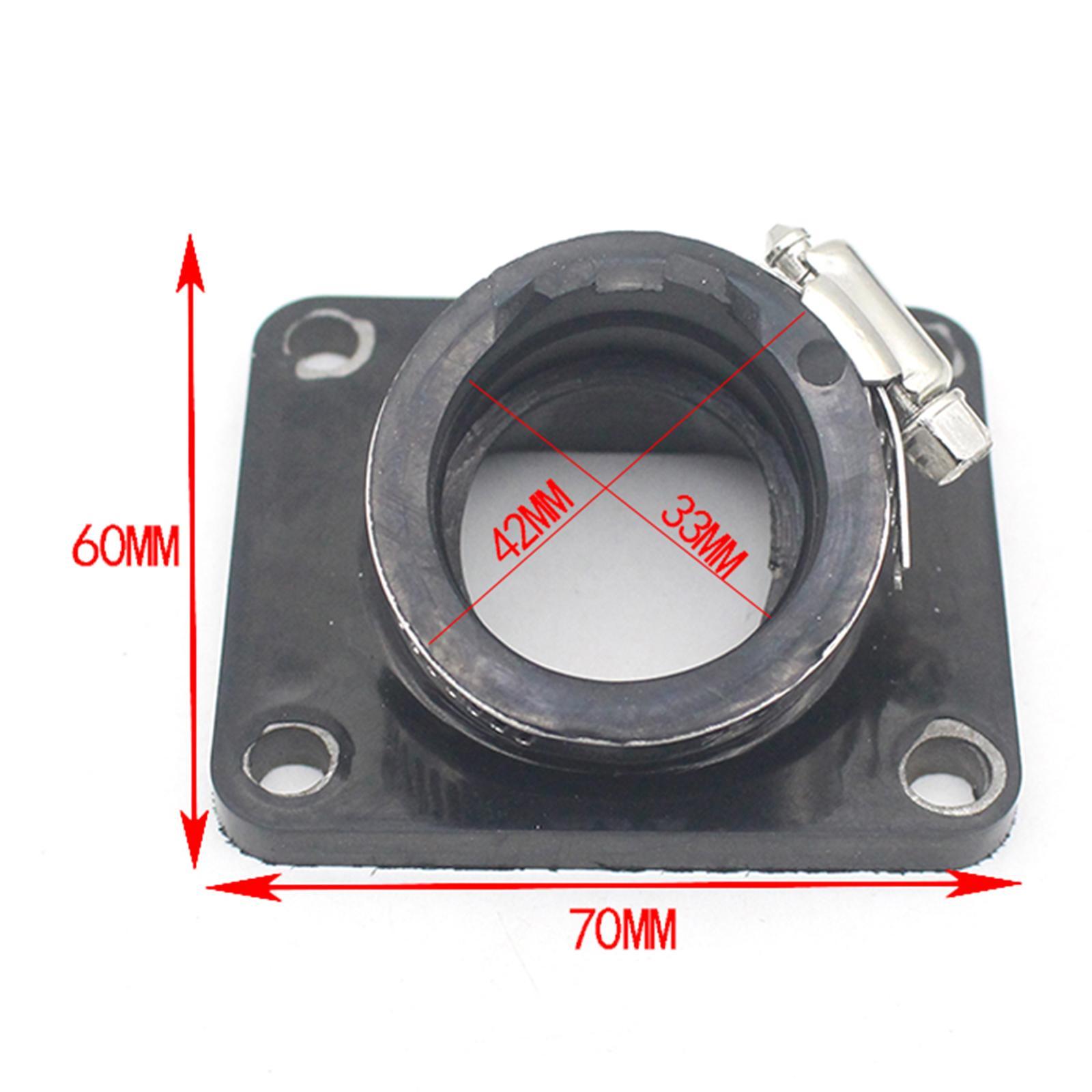 Motorcycle Carburetor Interface Intake Manifold Adapter Set For