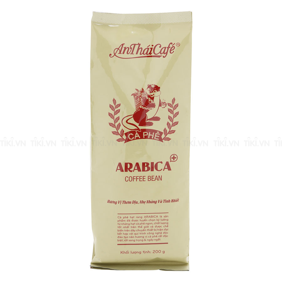 Hình ảnh Cà Phê Hạt Rang AnTháiCafé Túi Arabica - 200g