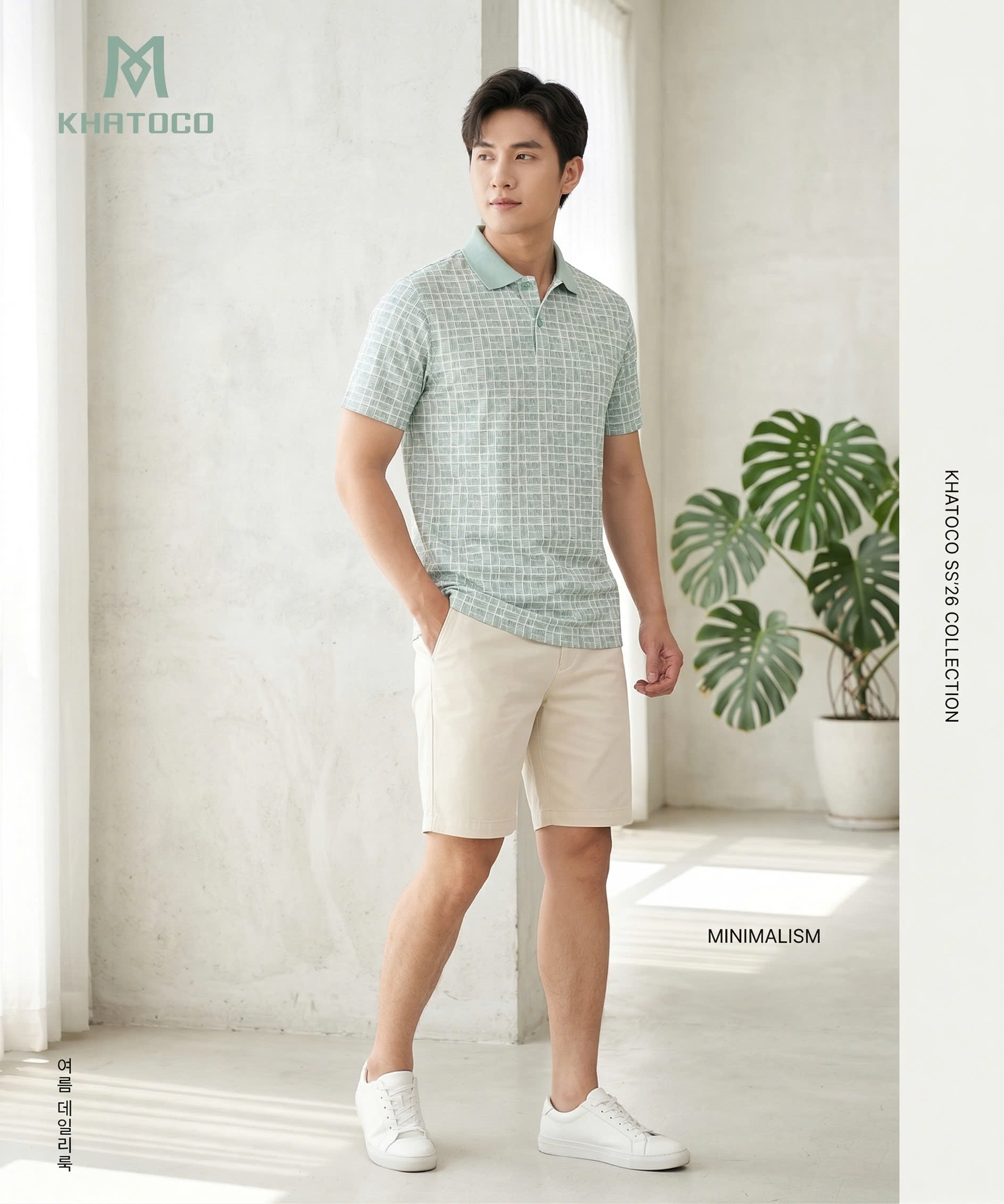 Áo thun nam Polo Khatoco Sale 30 %299k(Giá tem 458k)(M-2XL)