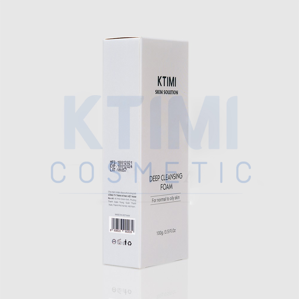  KTIMI Deep Cleansing Foam - Sữa Rửa Mặt Ktimi