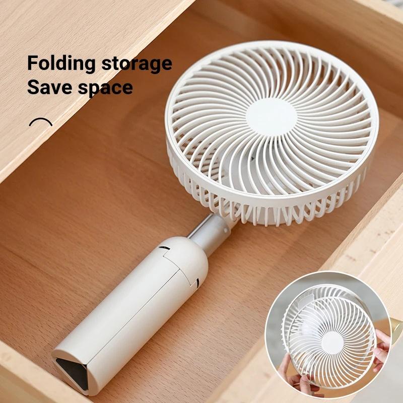 Quạt Trần Xiaomi Có Đèn Sạc USB Đa Năng Tiện Dụng Mang Theo Du Lịch Cắm Trại-Hàng nhập khẩu