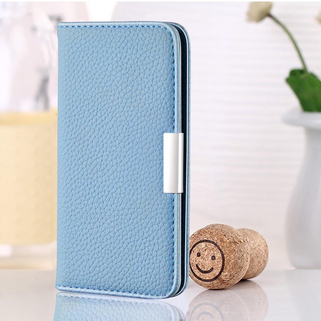 Bao da điện thoại nắp lật kiêm giá đỡ và ví đựng thẻ cho Samsung Galaxy S7 Edge S8 Plus S9 Plus S10e S10 Plus