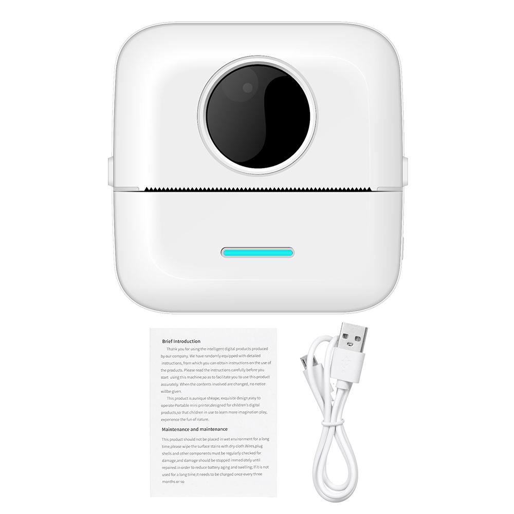 X5 Portable Mini Pocket Printer Wireless BT Thermal Printer Photo Notes Errors Memo Thermal Printer Simple Operation