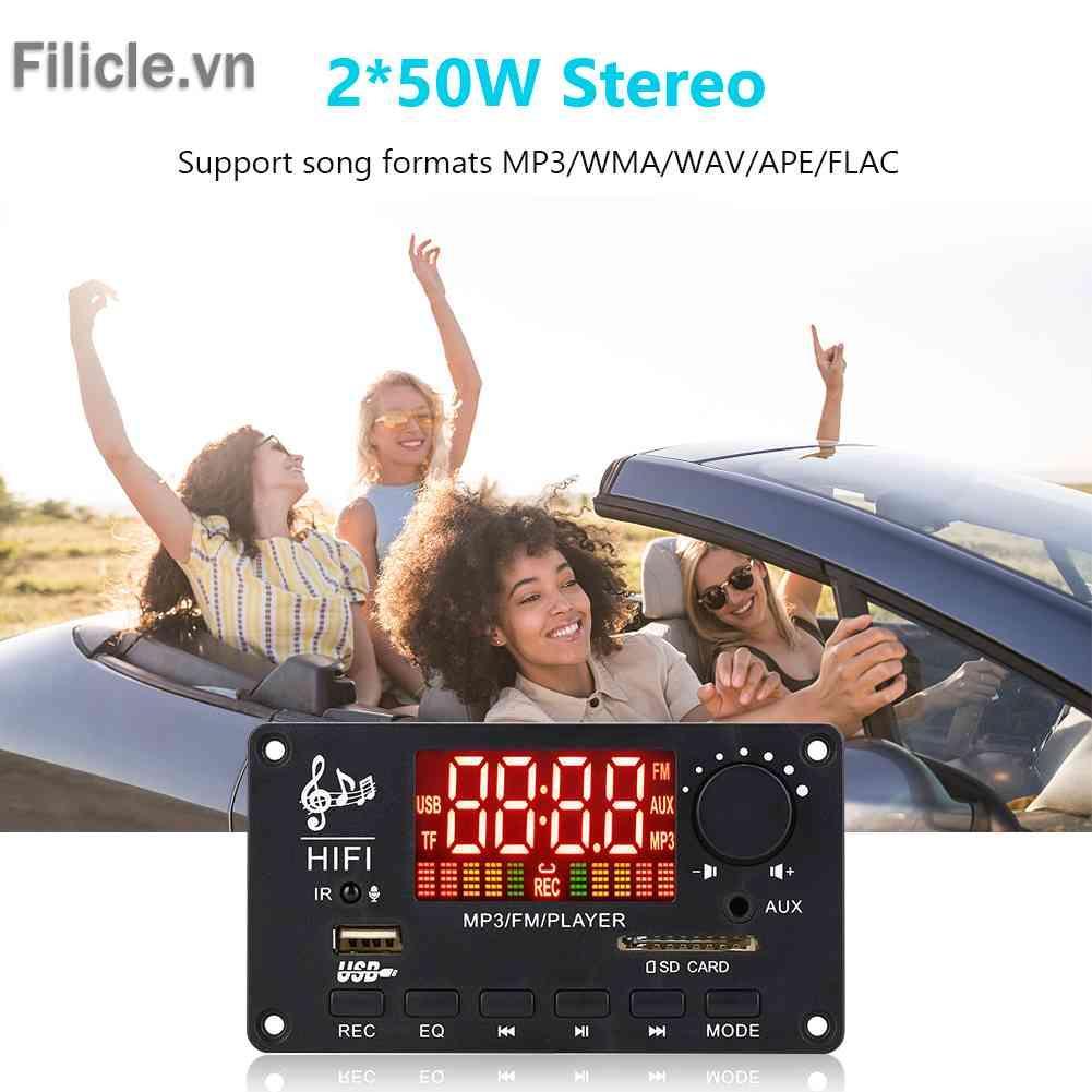 Bản Mạch Giải Mã Âm Thanh 2x50W 100W Bluetooth 5.0 MP3