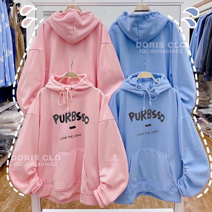 Áo khoát chống nắng HOODIE Form Dơi Tay Phồng Purbsso phong cách đẹp cá tính-A700