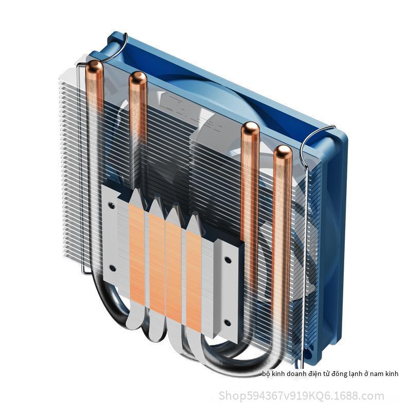 Phong cách mới nhất JONSBO Qiao Sibo HP400S siêu mỏng 4 ống dẫn nhiệt máy tính để bàn tản nhiệt CPU thổi xuống