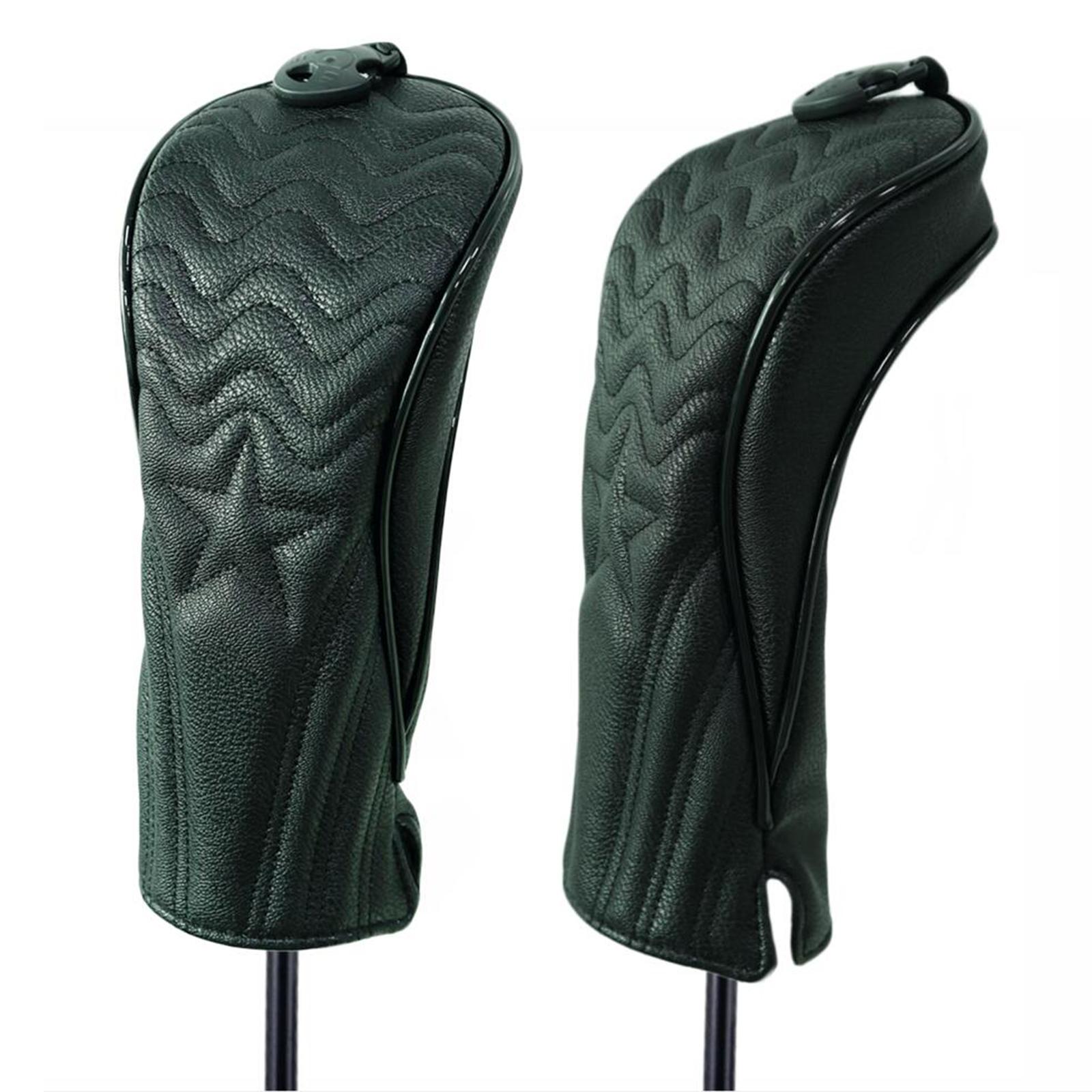 3x Golf Head Covers No. 1 3 5 Driver Fairway Woods Head Covers Protector