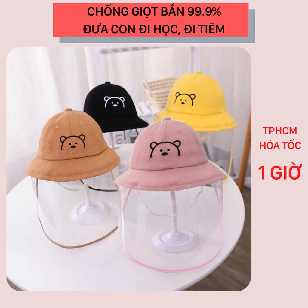 Mũ Cho Bé Gái, Mũ Chắn Giọt Bắn Cho Bé Sơ Sinh Đến 6 Tuổi Babyshop Hàng Chính Hãng Chất Vải Mềm Mịn Thoáng Mát Cho Con