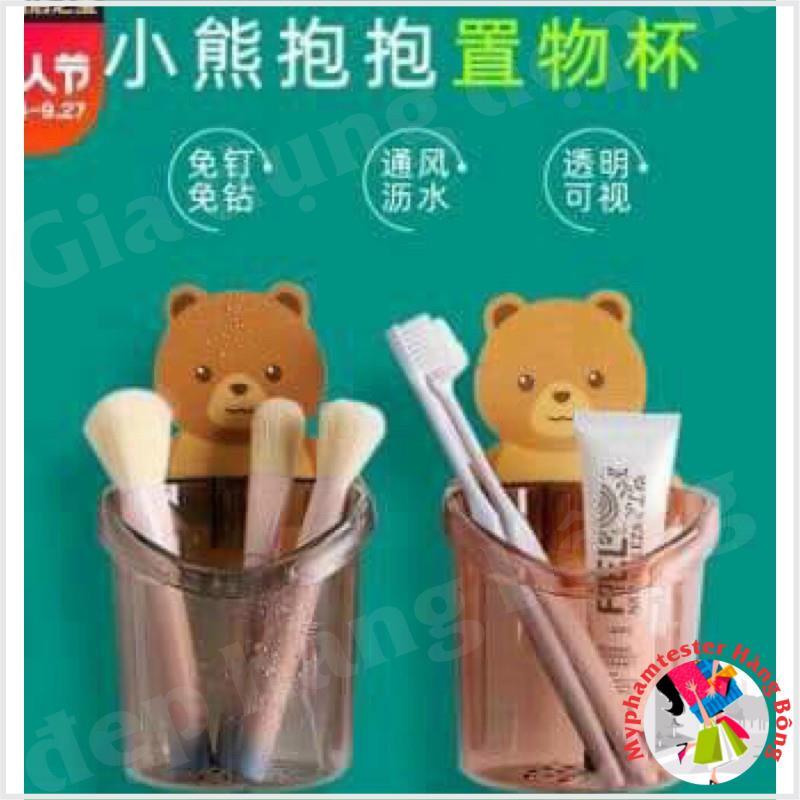 Cốc gấu dán tường tiện ích