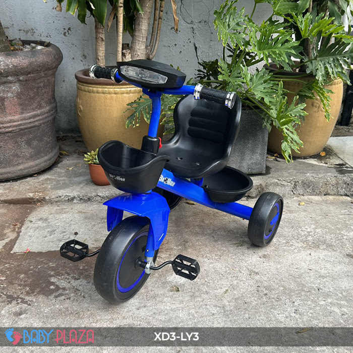 Xe đạp 3 bánh có đèn có nhạc BABY PLAZA XD3-LY3