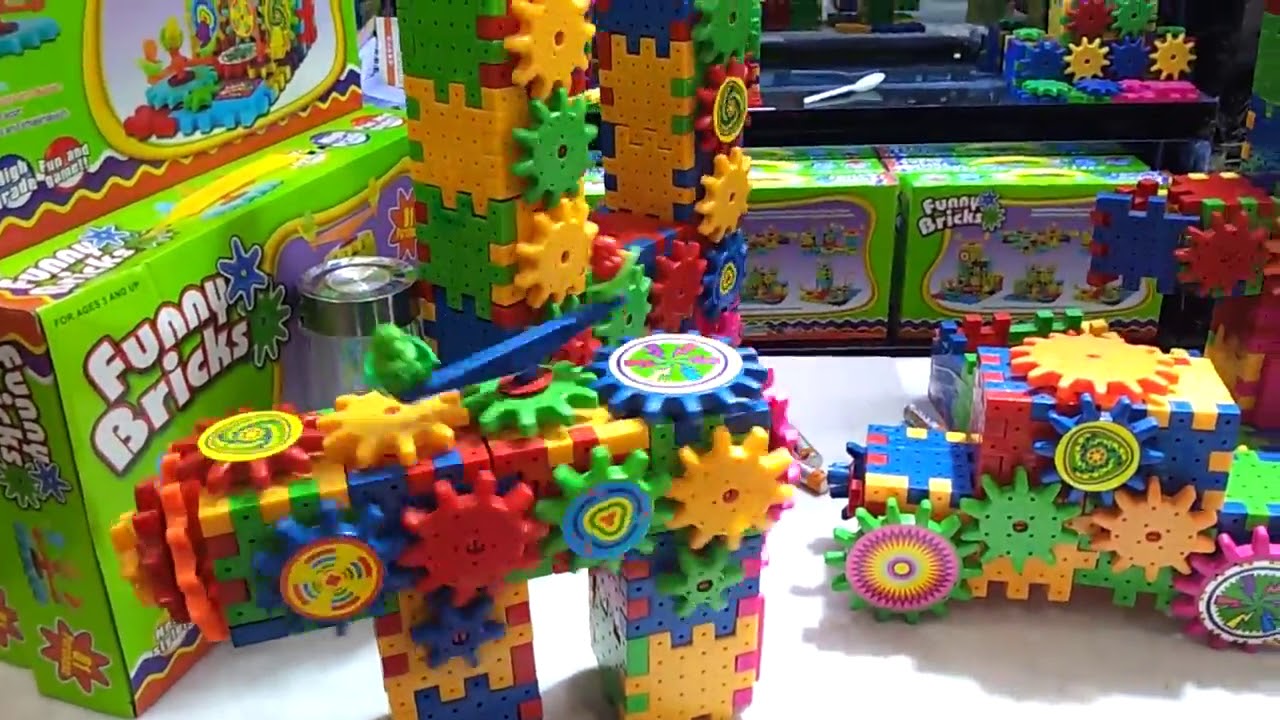 Bộ đồ chơi lắp ghép bánh răng 3D phát triển trí thông minh cho bé - Bánh răng chuyển động