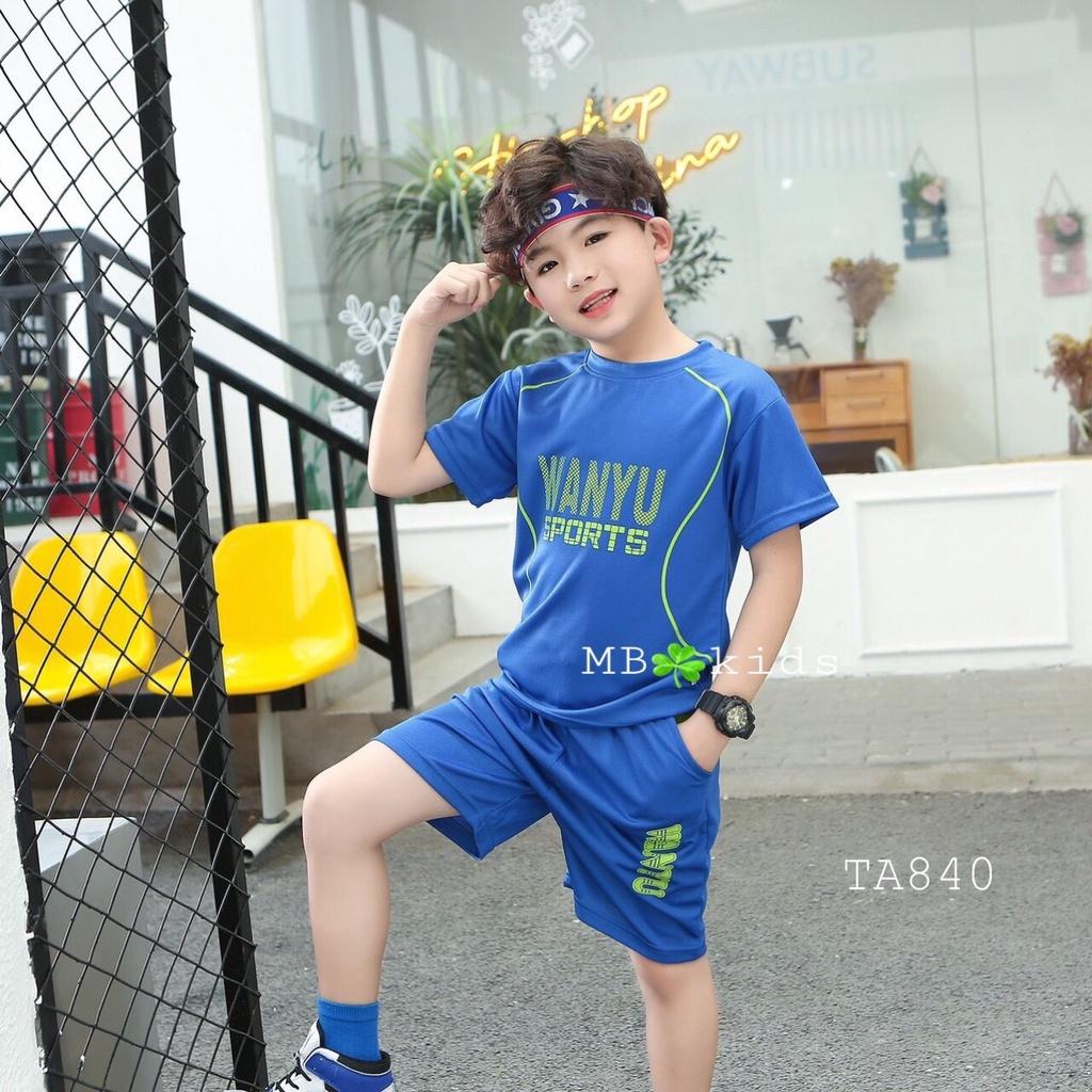 BỘ CỘC TAY THỂ THAO BÉ TRAI TỪ 8-18KG