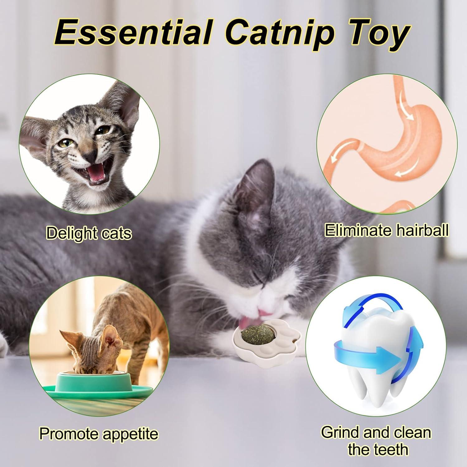 Bóng cỏ mèo, bóng mèo tường, đồ chơi cỏ mèo, đồ chơi catnip ăn được cho mèo