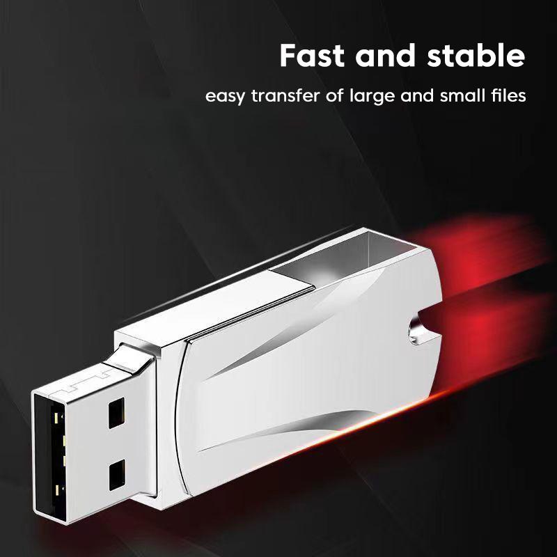 Metal USB 3.0 Flash Drive 2TB USB Disk Pen Drive 1TB High Speed Pendrive Waterproof Memory Sticks Usb Flash Disk For PC Laptop