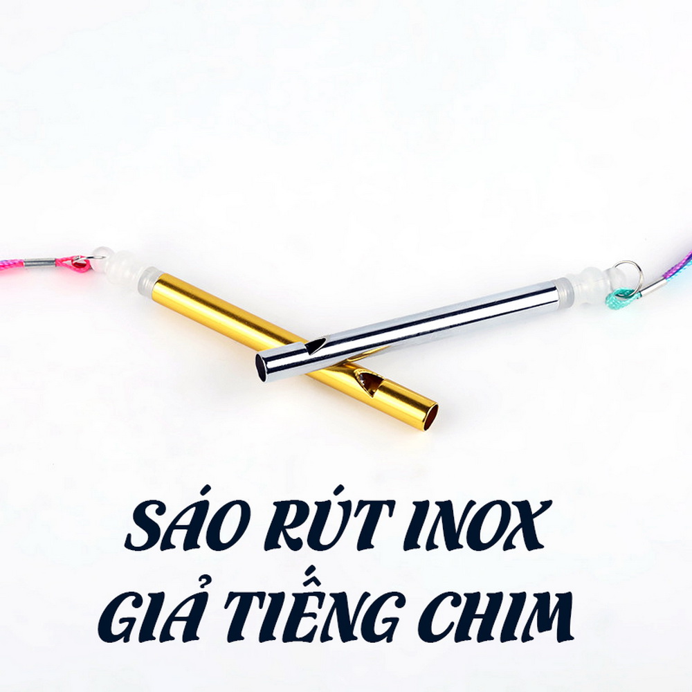 Sáo Rút Giả Tiếng Chim Inox