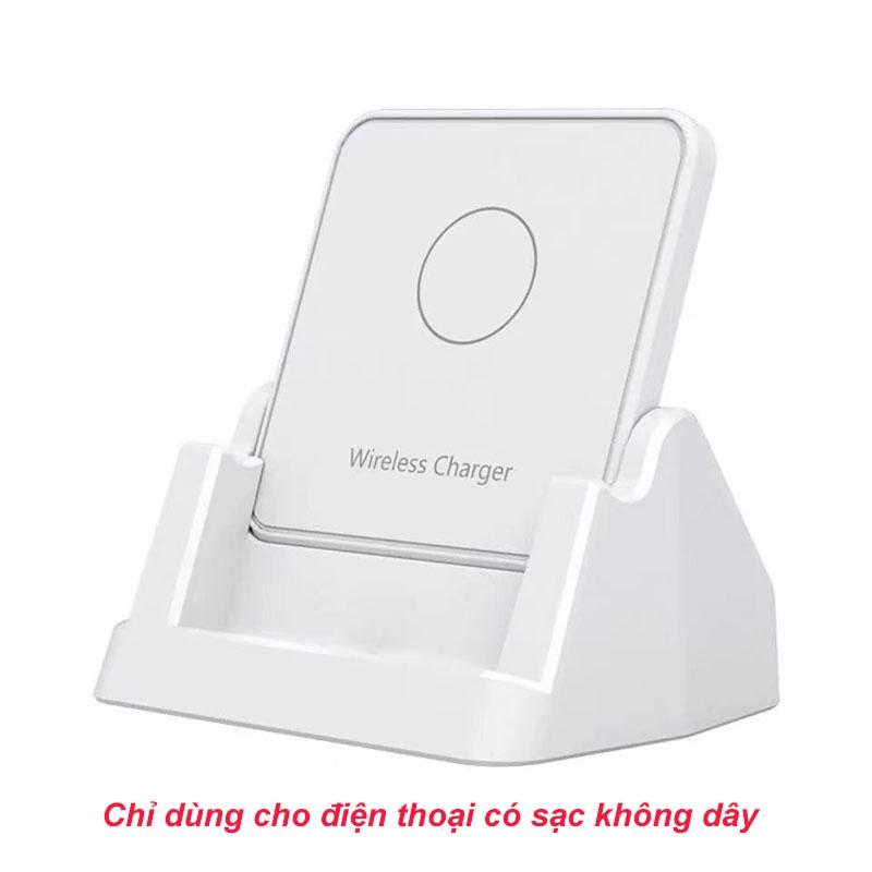 Đế Sạc Điện Thoại Không Dây Cao Cấp Tiện Lợi, Sạc Nhanh Di Dộng Thông Minh Chân Đế Đứng Có Thể Tháo Rời Đa Năng