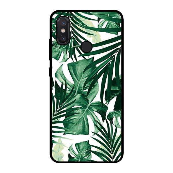 Ốp lưng dành cho điện thoại Xiaomi Mi 8 Họa Tiết Lá Cây